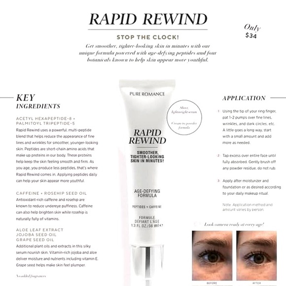 Pure Romance Other - NEW Pure Romance Rapid Rewind